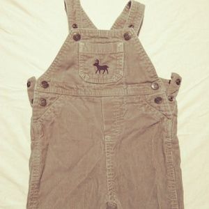 12m Carter's moose overalls